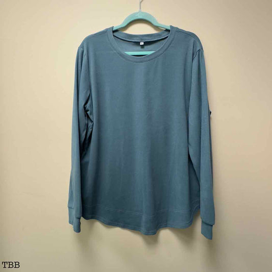 Teal Long Sleeve Sweatshirt - Size XL