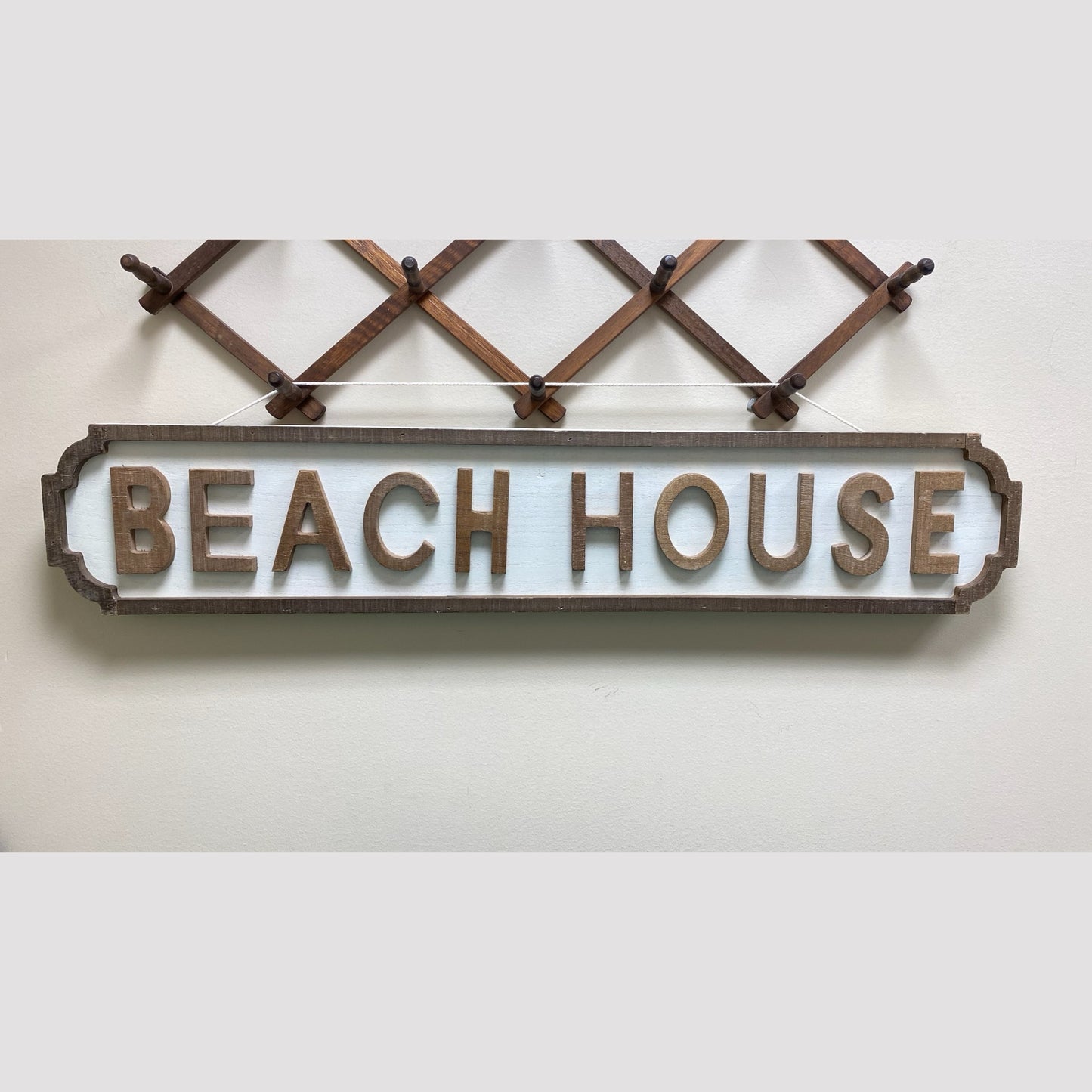 Beach House Sign - 31"X6"
