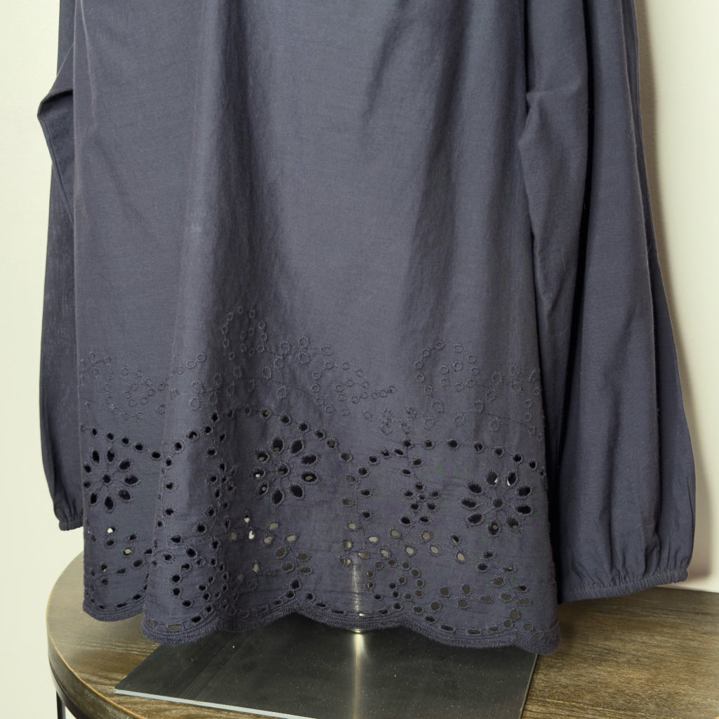 Lane Bryant Eyelet Trim Top - Size 18 (2X)