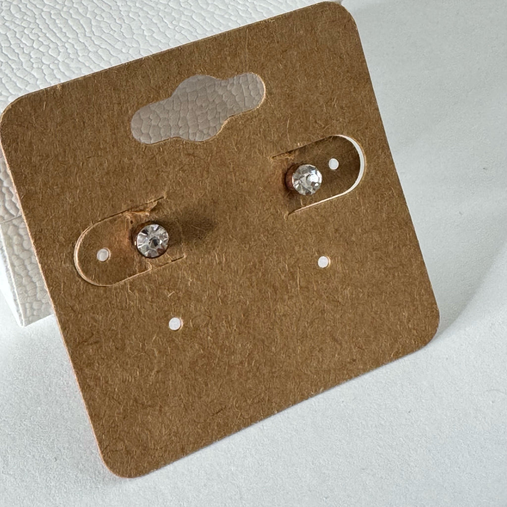 Rhinestone Stud Earrings