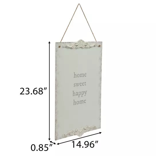 Home Sweet Happy Home Wood Wall Decor