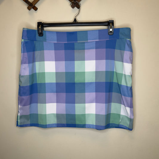 Izod Golf Plaid Skort - Size 18