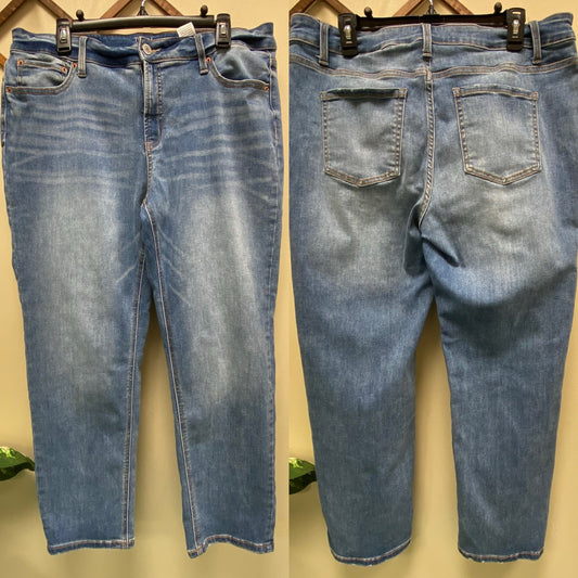 Time & True Straight Jeans - Size 18