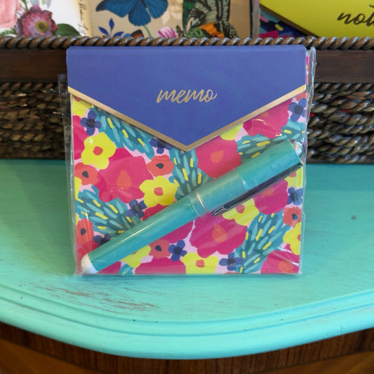 Memo Pocket Notepad w/Pen