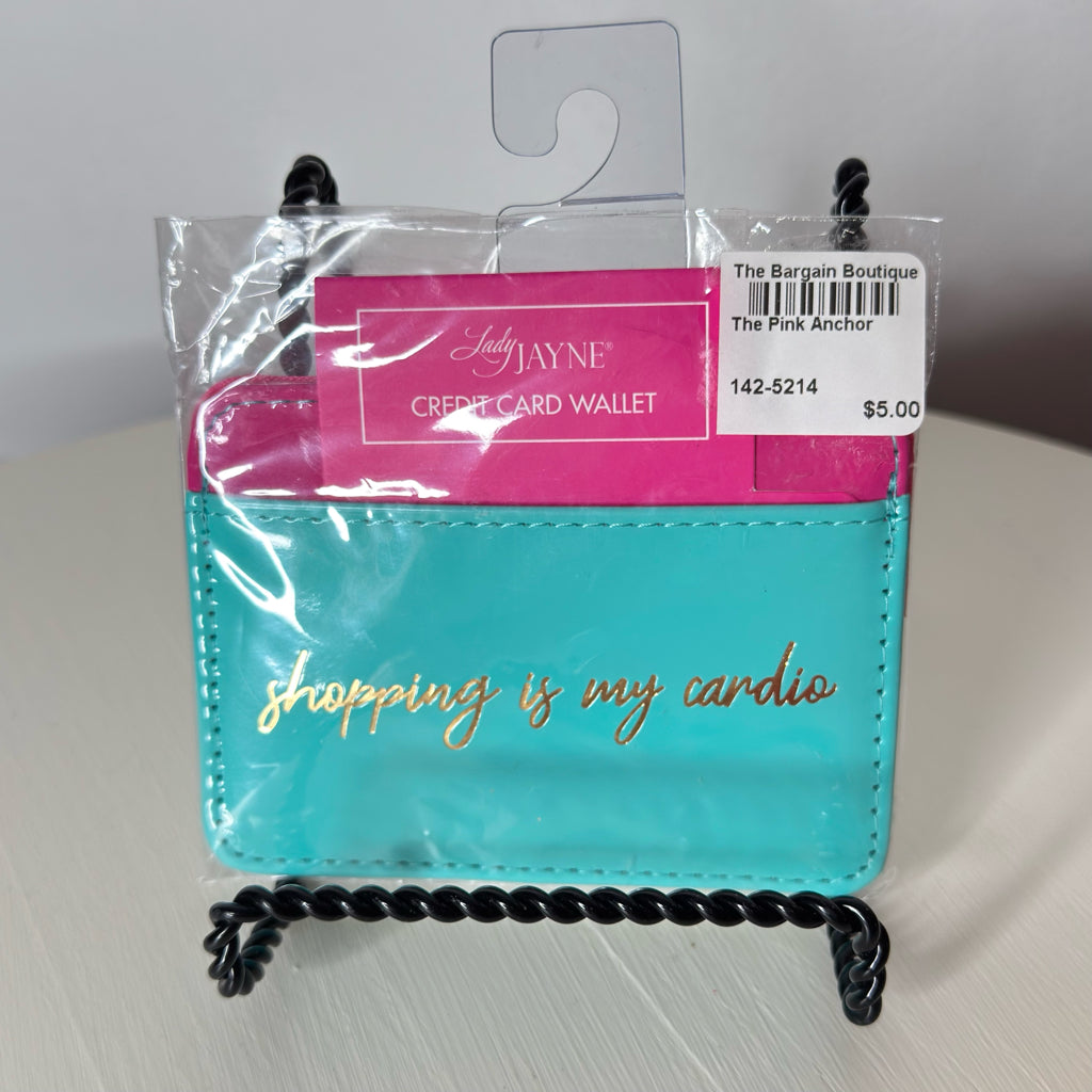 Lady Jayne Credit Card Wallet - Shopping Is My Cardio