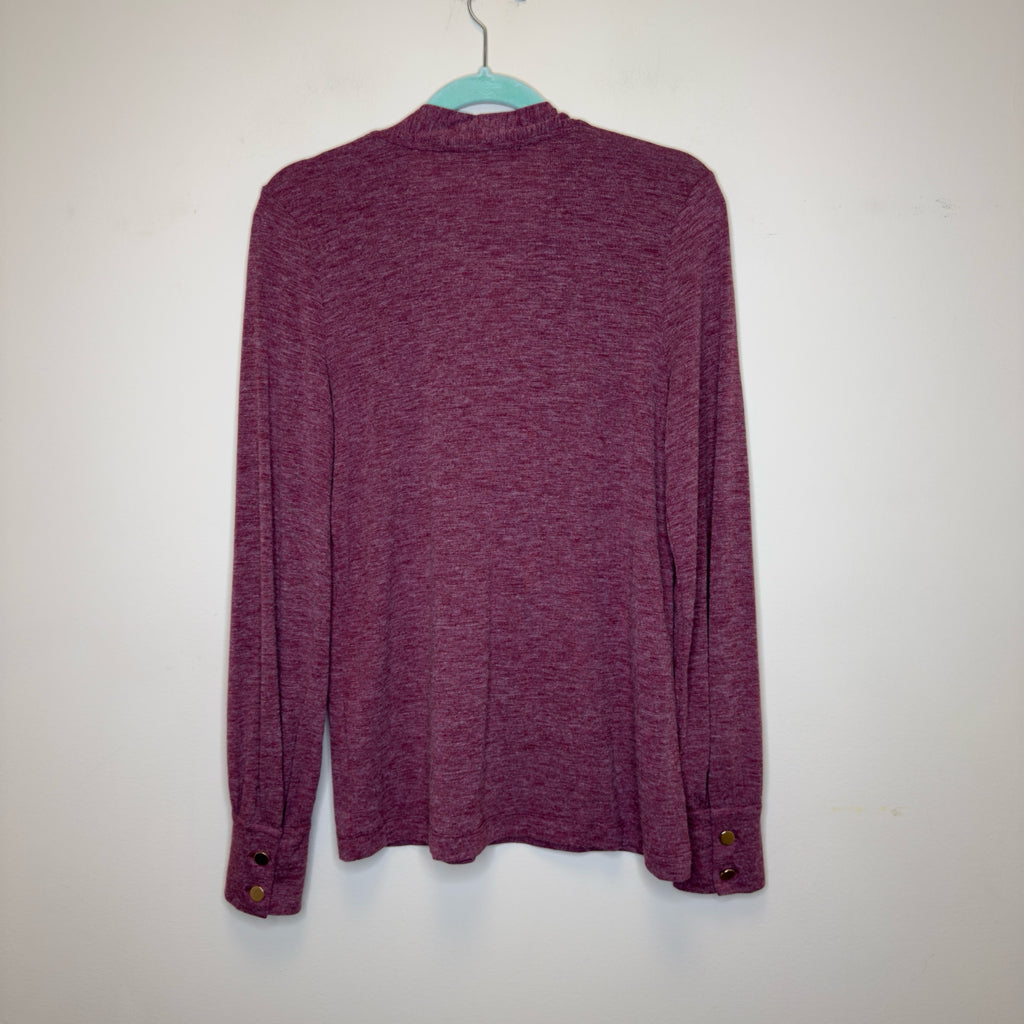 Loft Tie Neck Sweater - Size Large