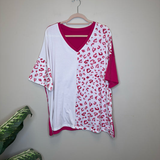 Leopard Print Top - Size 2X