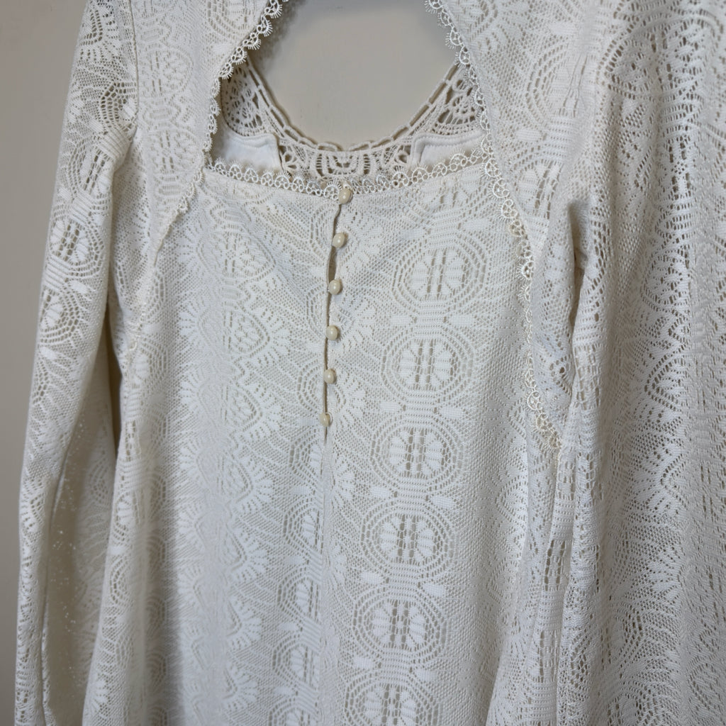 Olsenboye Lace Overlay Dress - Size XL