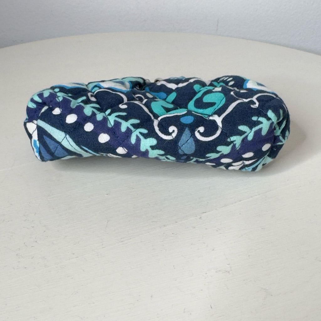 Vera Bradley Kiss Lock Coin Purse - Blue Island Medallion
