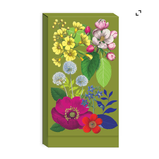 Vintage Floral Tall Notepad