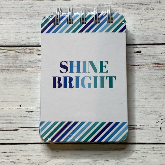 Izzy B Shine Bright Spiral Notepad