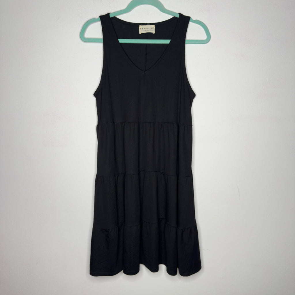 Dress Up Black Sleeveless Dress - Size Small