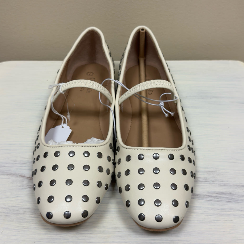 Ophelia Roe Studded Flats - Size 9