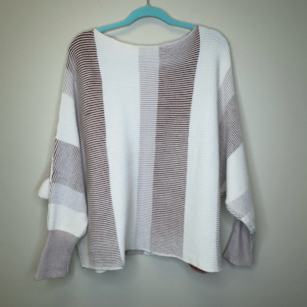 Philosophy Ribbed Dolman Sleeve Sweater - Size 2X