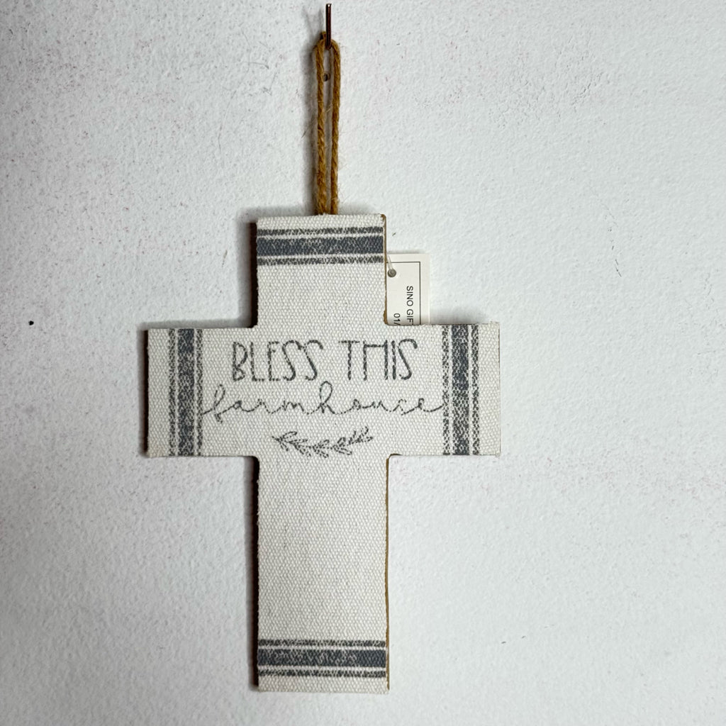 Bless This Farmhouse Cross