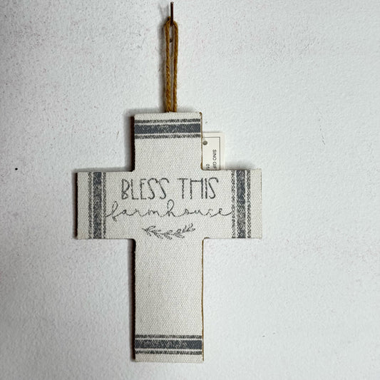 Bless This Farmhouse Cross