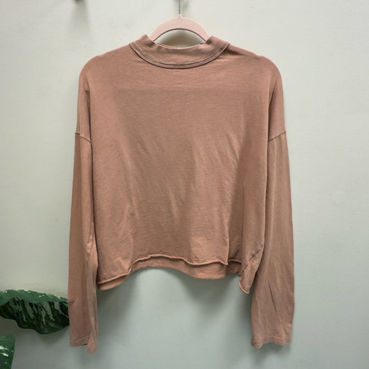 Aerie Mock Neck Long Sleeve Tee - Size Medium