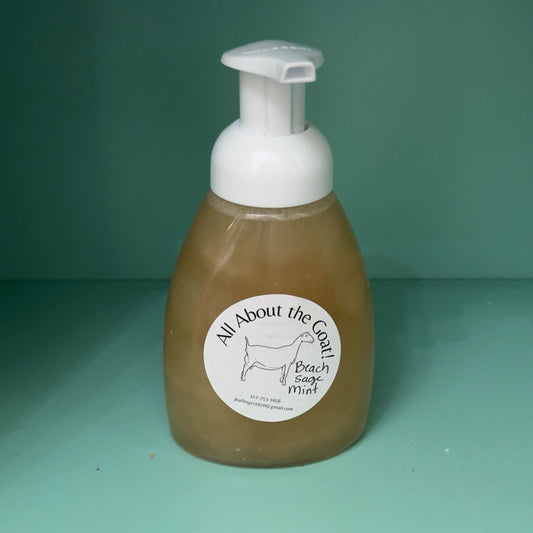 All About the Goat Foaming Hand Soap - Beach Sage Mint