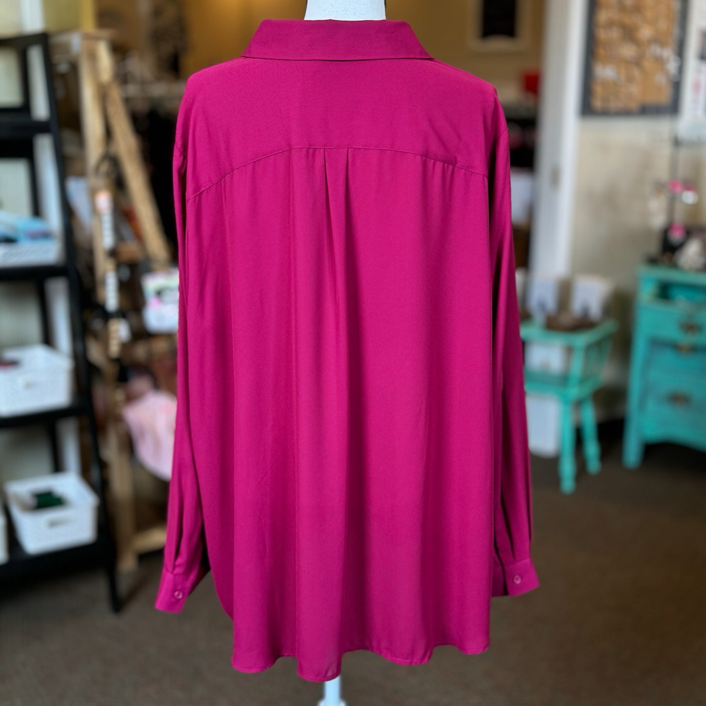 Joan Rivers Crystal Burst Top - Size 3X