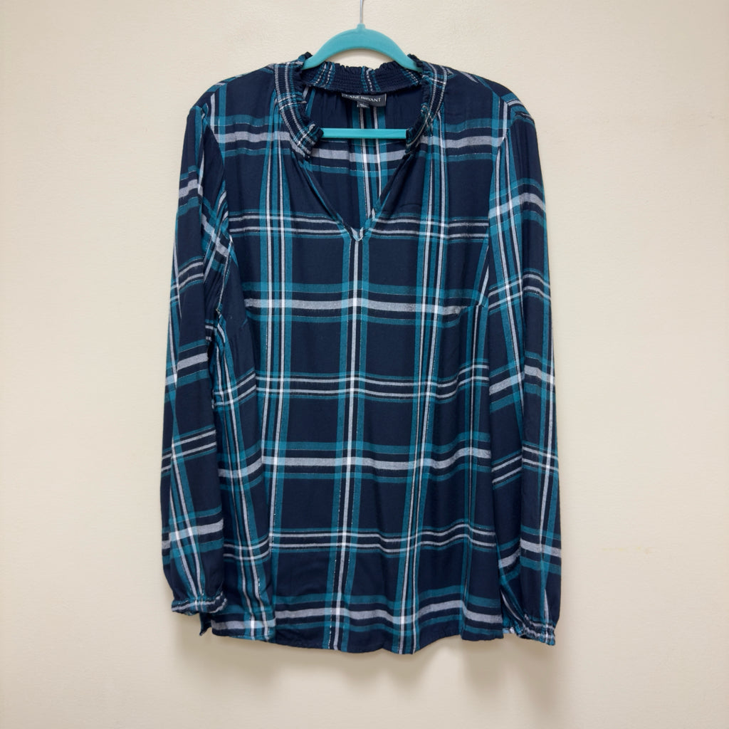 Lane Bryant Plaid Top - Size 1X (16)
