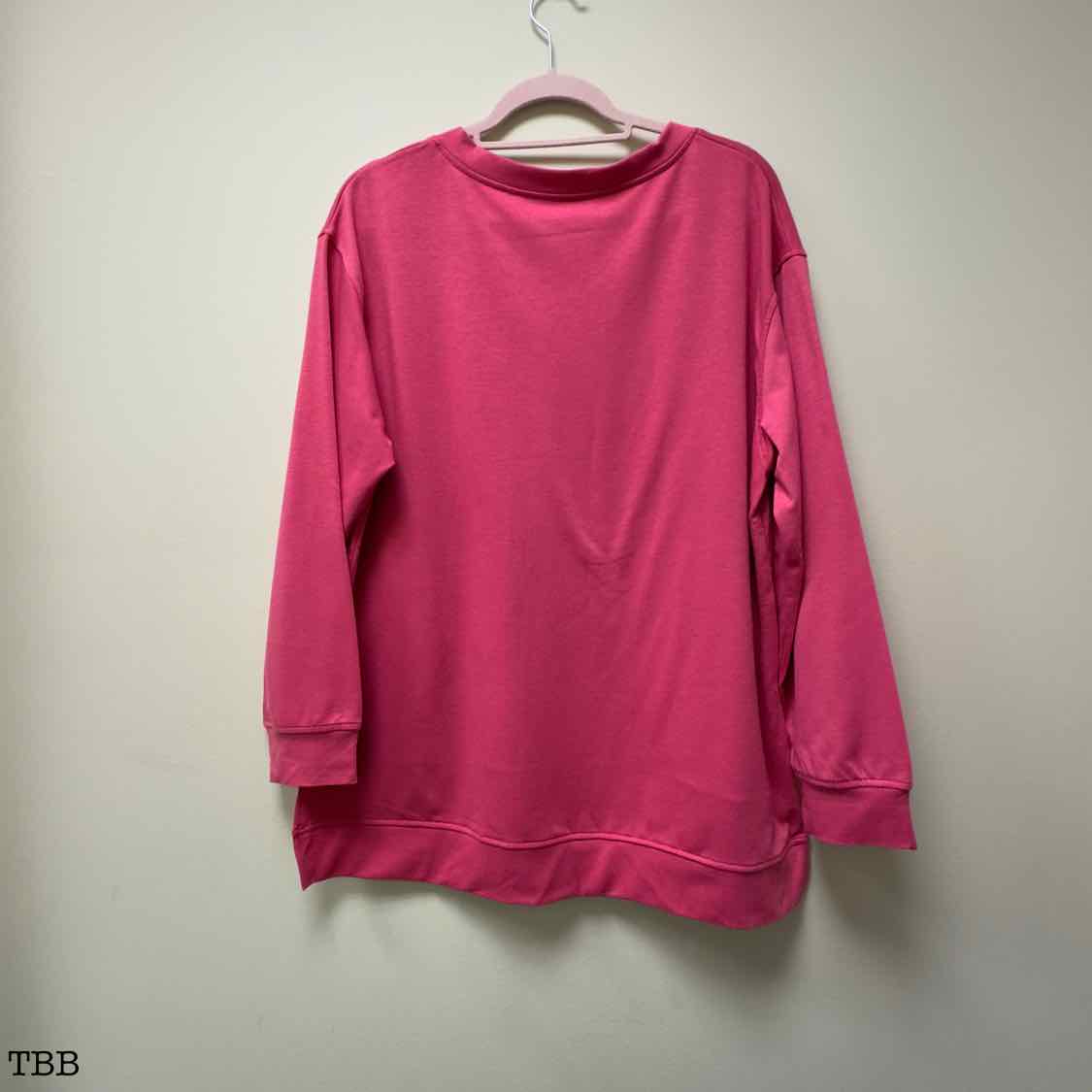 Pink V-Neck Top - Size XL