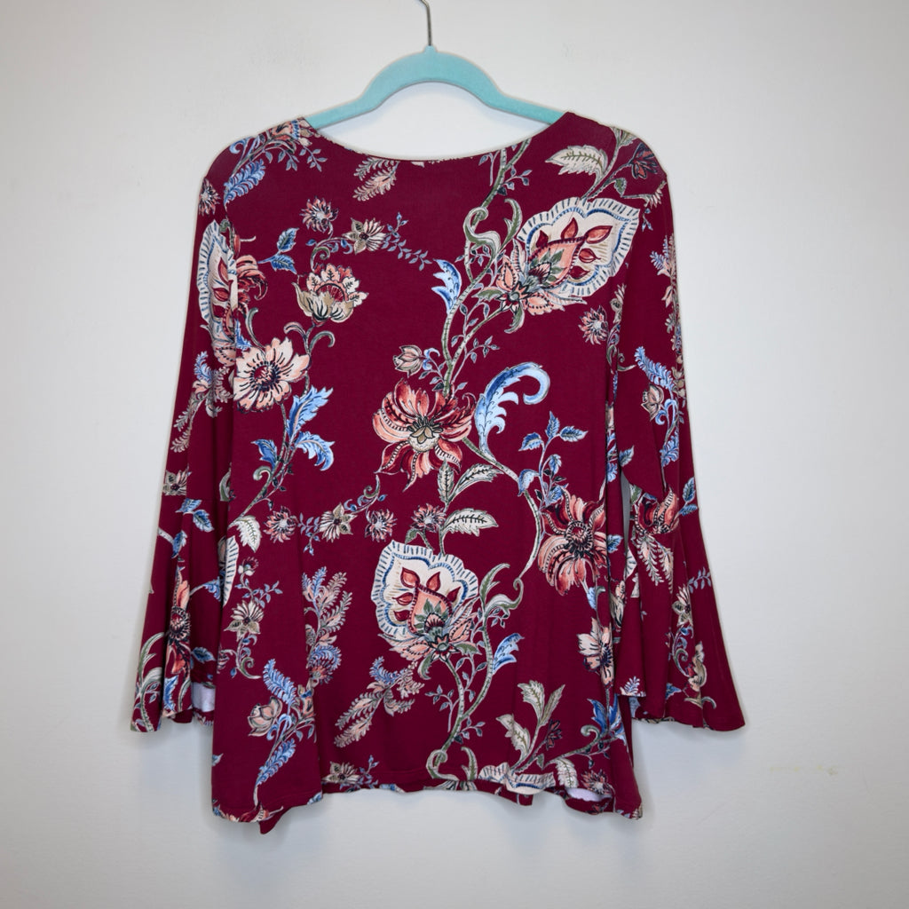 Chico's Paisley Print Top - Size Large