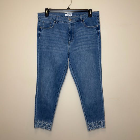 Loft Skinny Crop Jeans - Size 14