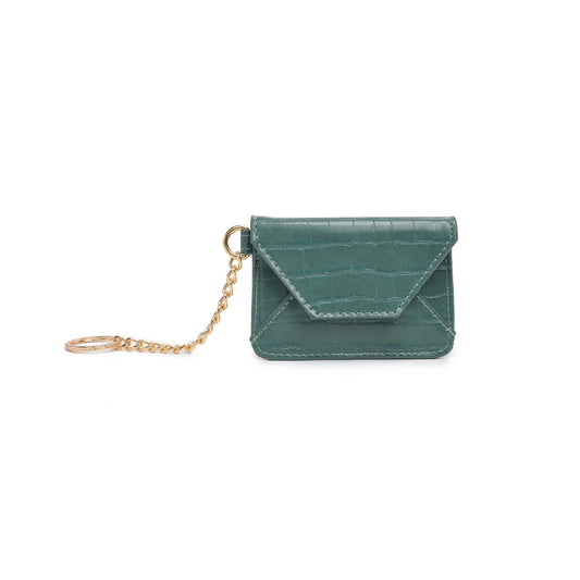 Urban Expressions Gia Croco Card Holder - Green