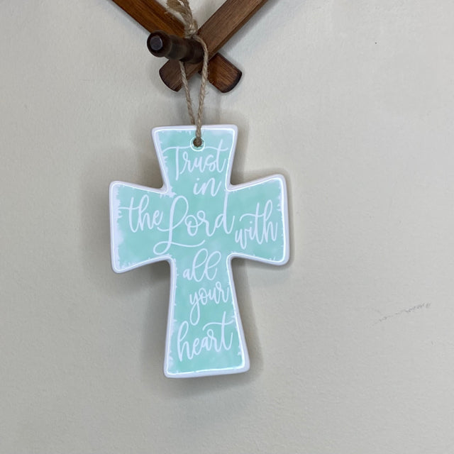 Trust In The Lord With All Your Heart Hanging Cross