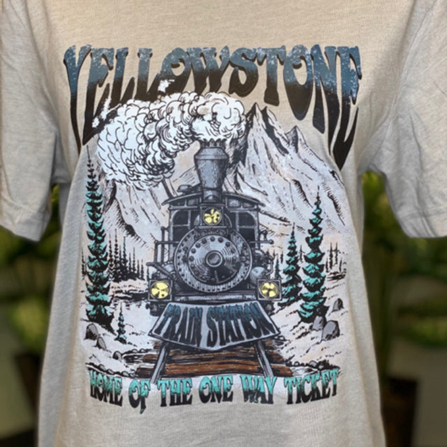 Yellowstone Home Of The One Way Ticket Graphic Tee - Size XL