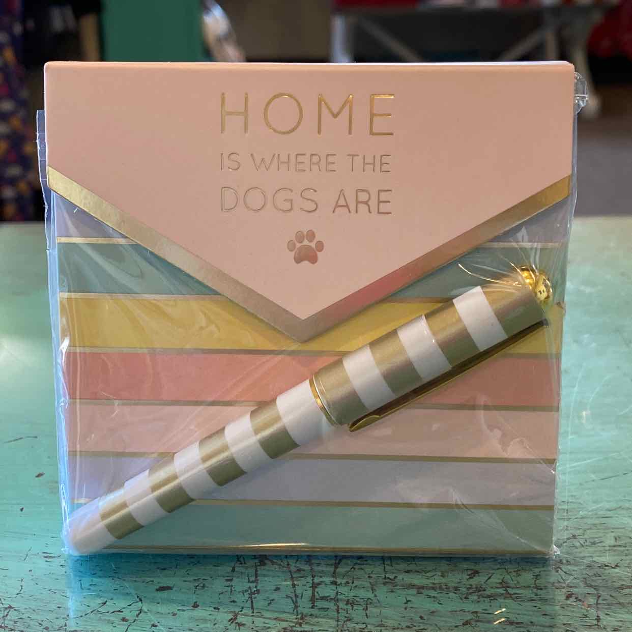 Home Is Where The Dogs Are Notepad w/Pen