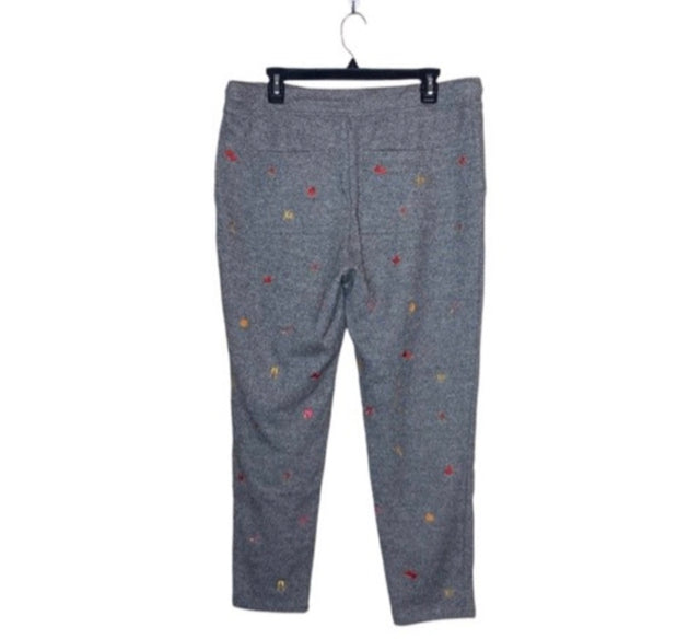 Lou & Grey Emoji Embroidered Jogger Sweatpants - Size Large
