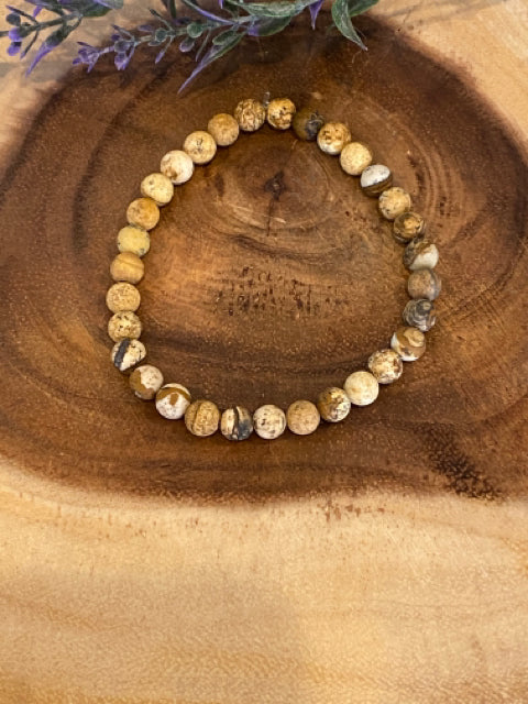 Inga Ann's Jasper Stone Beaded Bracelet
