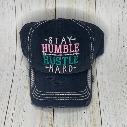Stay Humble Hustle Hard Ball Cap