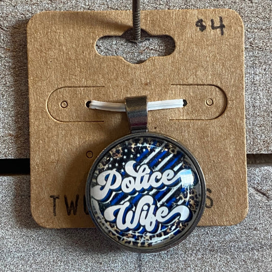 Two Blessings Charm - Police Wife