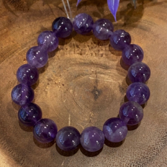 Inga Ann's Amethyst Beaded Bracelet