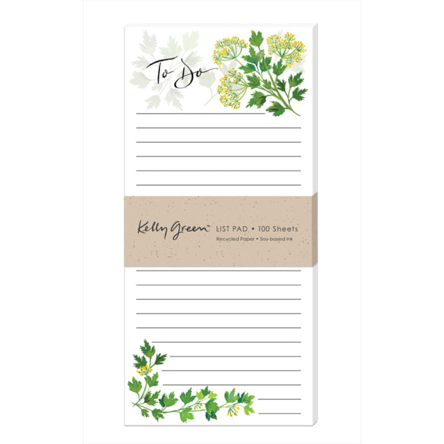 Parsley To Do Magnetic List Pad