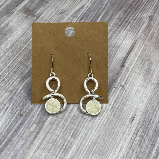 Silver Tone Dangle Earrings