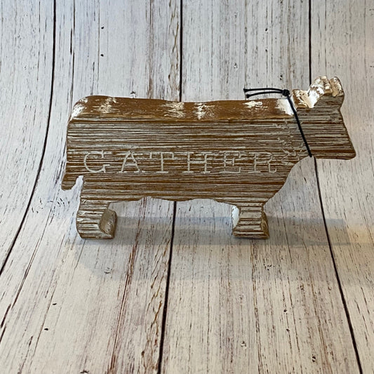 Gather Wooden Cow