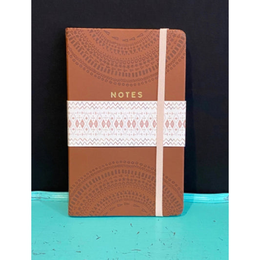 Notes Brown Embossed Journal