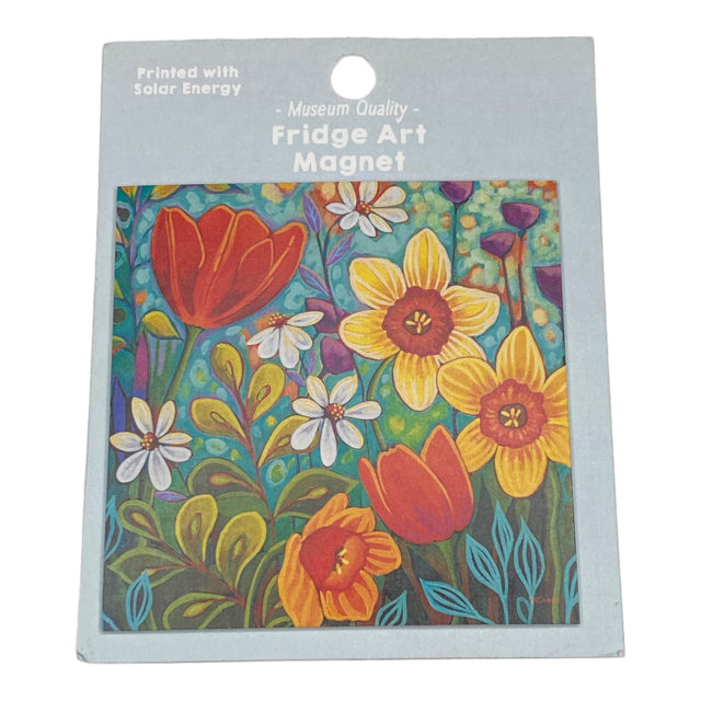 Wild Flower Print Magnet