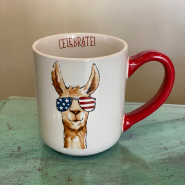 USA Llama Mug