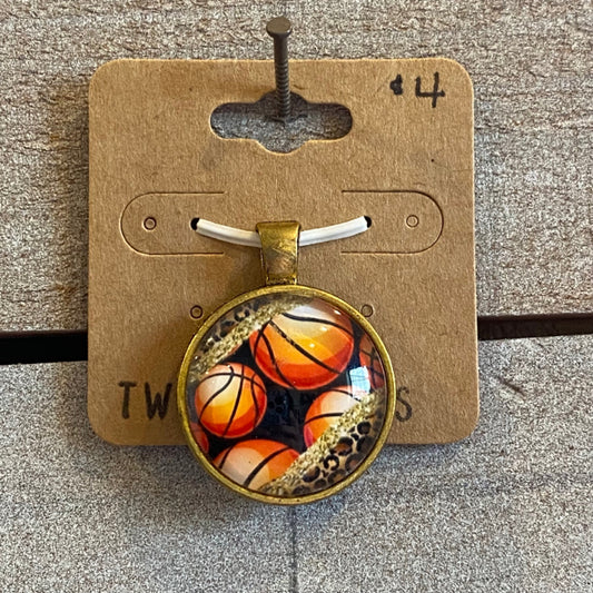 Two Blessings Charm - Basketball