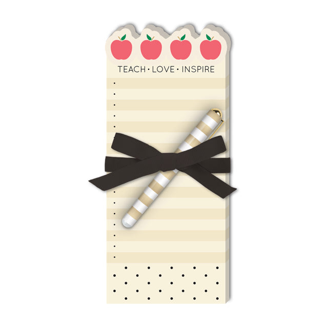 Teach Love Inspire Notepad & Pen