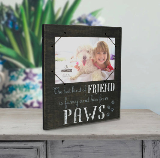 The Best Kind of Friend is Furry and Has Four Paws Picture Frame