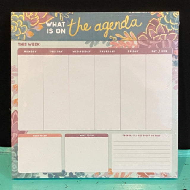 What Is On The Agenda Stationary