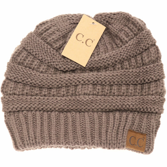 C.C. Classic Adult Beanie - Earth Grey