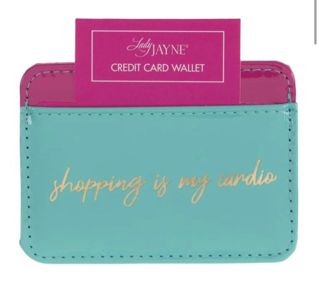 Lady Jayne Credit Card Wallet - Shopping Is My Cardio