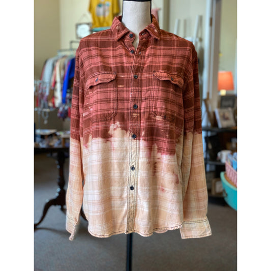 Bleached Flannel - Size Medium
