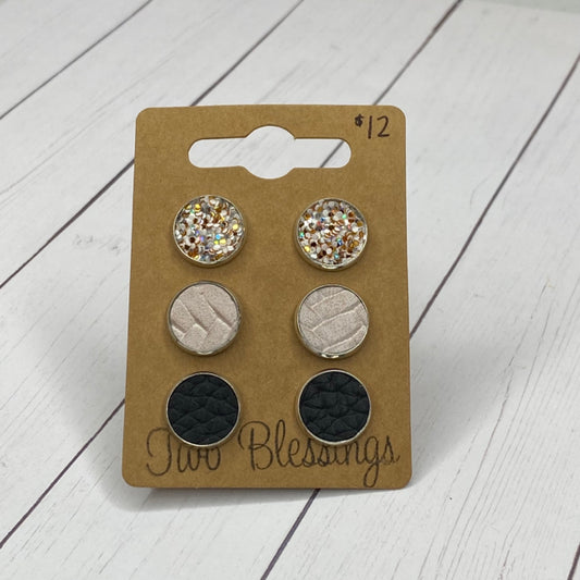 Two Blessings - 3pk Earrings